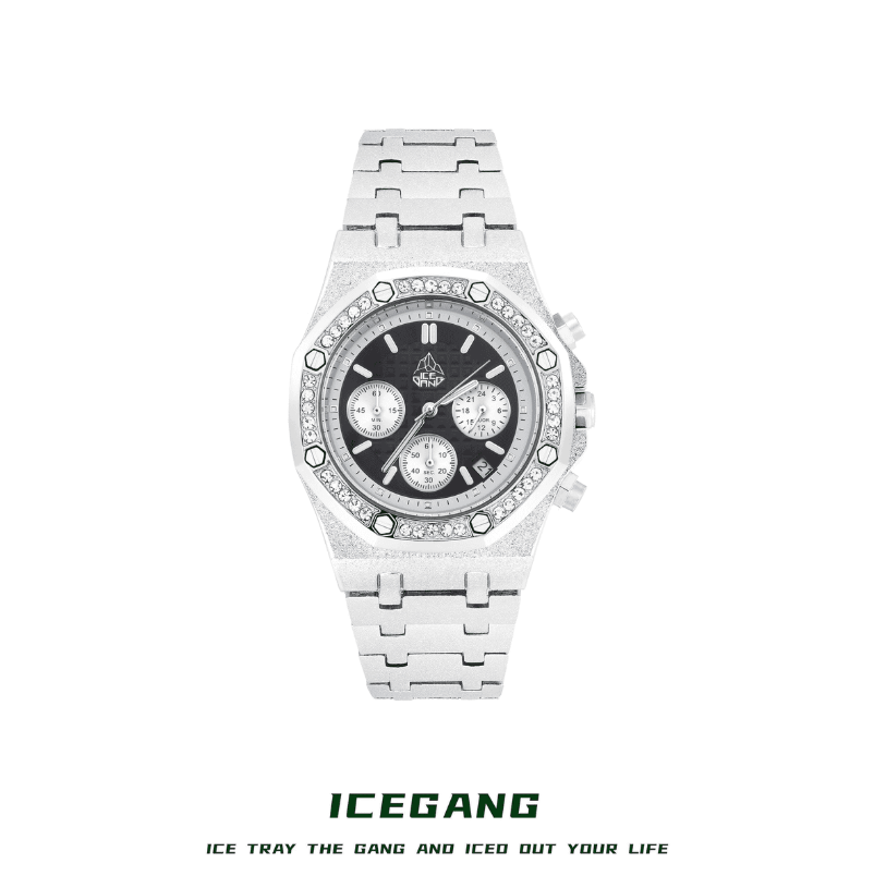 ICEGANG Three Eye Cream Gold Waffle Series - Yoyisjewelry