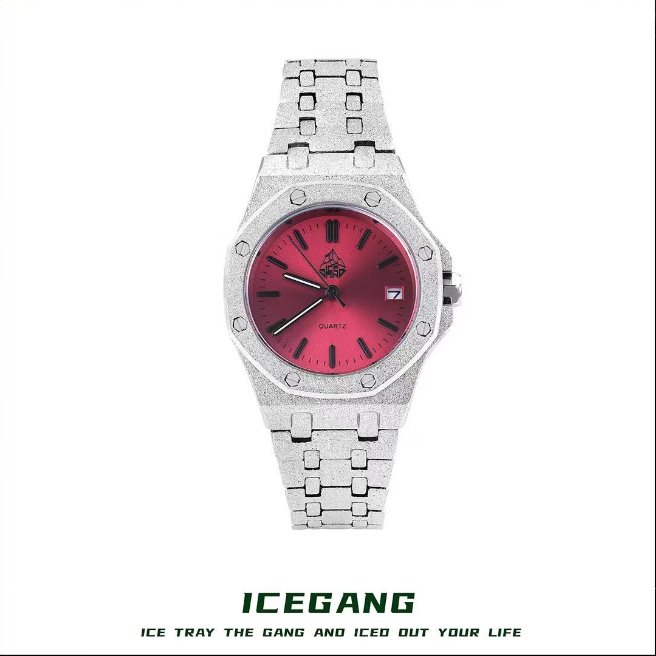 ICEGANG Waffle Frosted Gold Series Watch - Yoyisjewelry