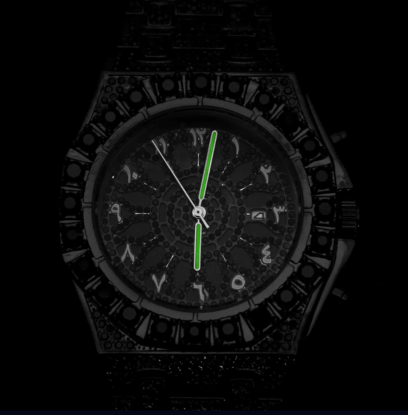 ICEGANG black kaleidoscope watch - Yoyisjewelry
