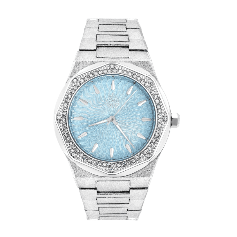 ICEGANG Sun God Series Frosted Gold Full Diamond Watch - Yoyisjewelry