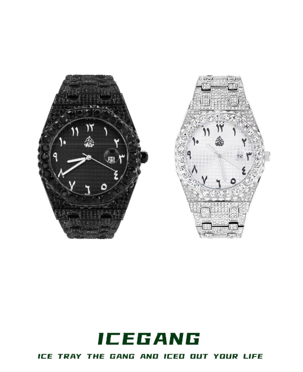 ICEGANG ster Original Hip Hop Oak Graffiti Watch - Yoyisjewelry