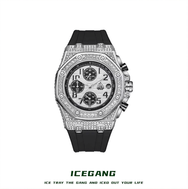 ICEGANG three-eye Fashionable diamond watches - Yoyisjewelry