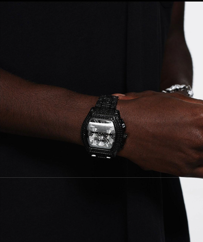 ICEGANG original three-eye barrel-shaped hip-hop luxury watch - Yoyisjewelry