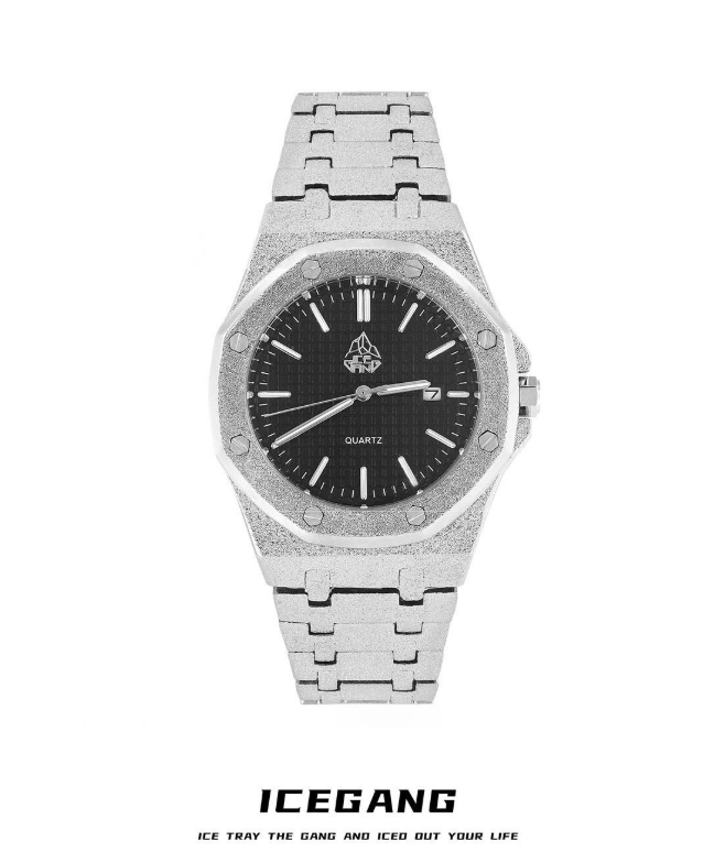 ICEGANG Waffle Frosted Gold Series Watch - Yoyisjewelry