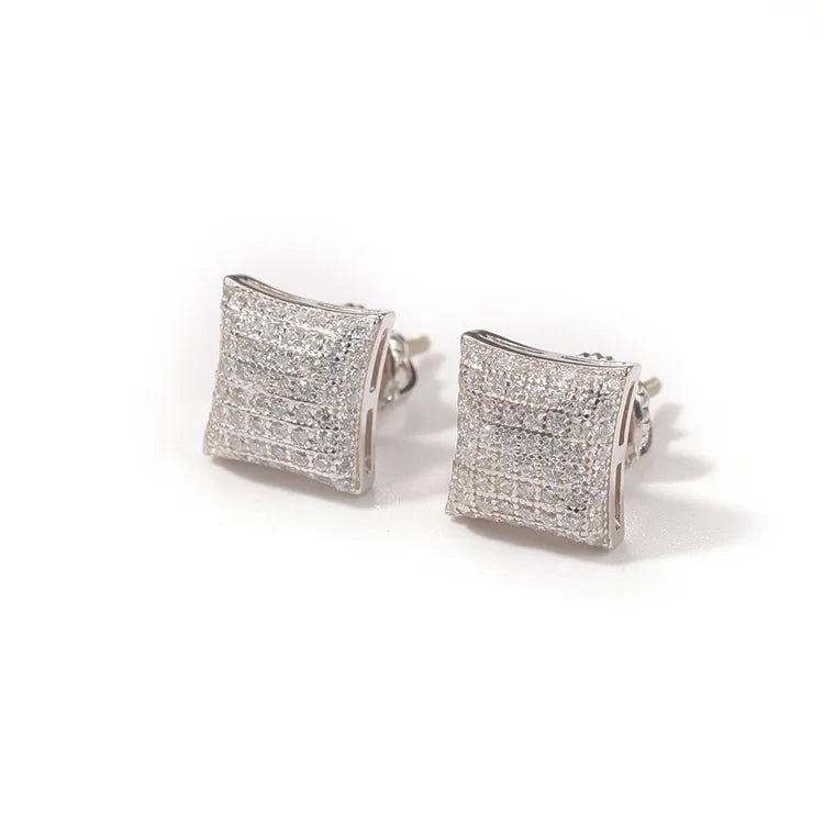 Square Stud Earrings - Yoyisjewelry