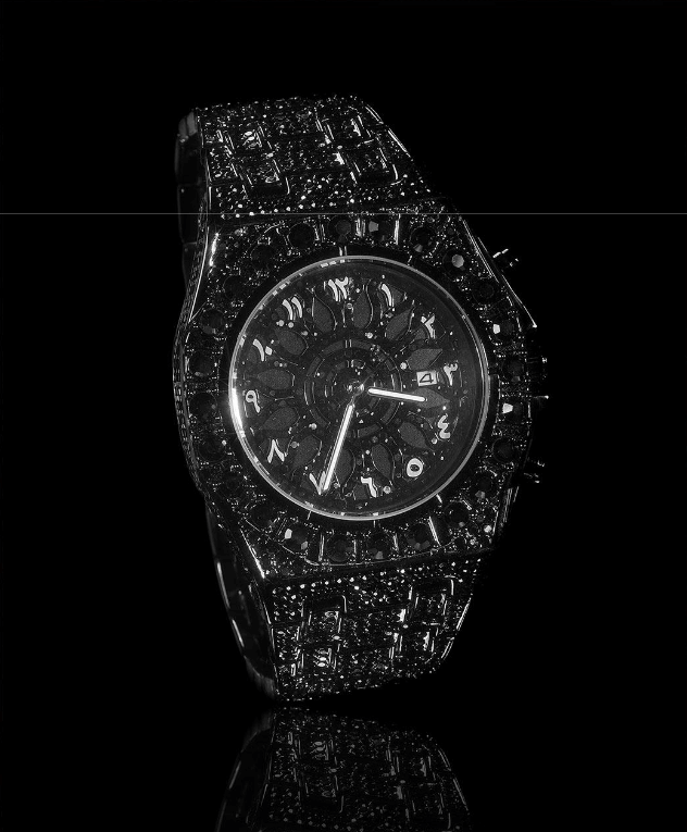 ICEGANG black kaleidoscope watch - Yoyisjewelry